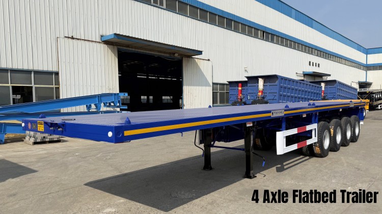 4 Axle Flat Deck Trailer for Sale in Djibouti