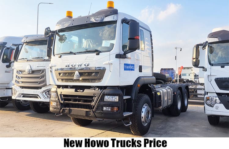 New Sinotruk Howo 6x4 Tractor Trucks Price in Djibouti