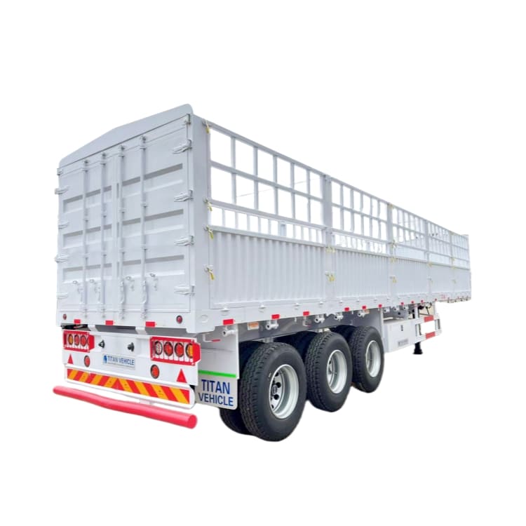 3 Axle Fence Cargo Trailer