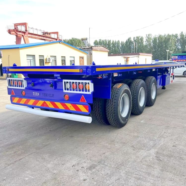 3 Axle Flatbed Trailer for Sale 