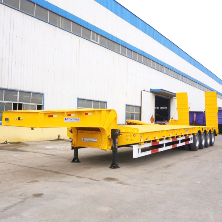 4 Axle 100 Ton Low Bed Trailer