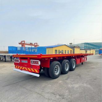 Tri Axle 60 Ton Flat Bed Trailer