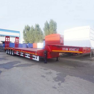 4 Axle 80 Tons Semi Lowbed Trailer