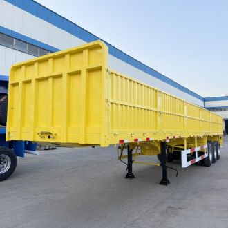 3 Axle Drop Side Semi Trailer