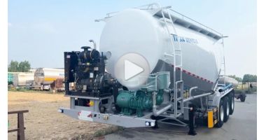 40 Ton Bulk Cement Tanker Semi Trailer